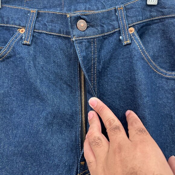 Vintage Levis 40505 0215 Jeans Men 38x34 (36x33) Blue Regular Fit Orange Tab 80s - Picture 10 of 14